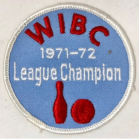 Vintage Accessories - Wibc International Bowling Congress League Champion 1971-1972 Patch